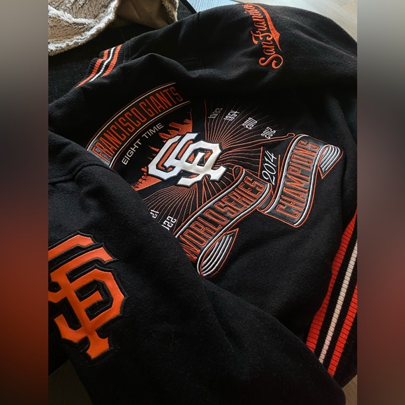 Reversible SF Giants Bomber Jacket - Picture 1 of 8
